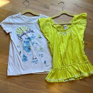 Gymboree Set of Two Mediterranean Short Sleeve Tops Size 9